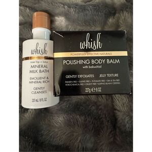 Polishing Body Balm with Bakuchiol and mineral milk bath